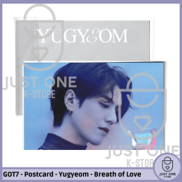 GOT7 – “BREATH OF LOVE : LAST PIECE” POSTCARD (YUGYEOM ver.)