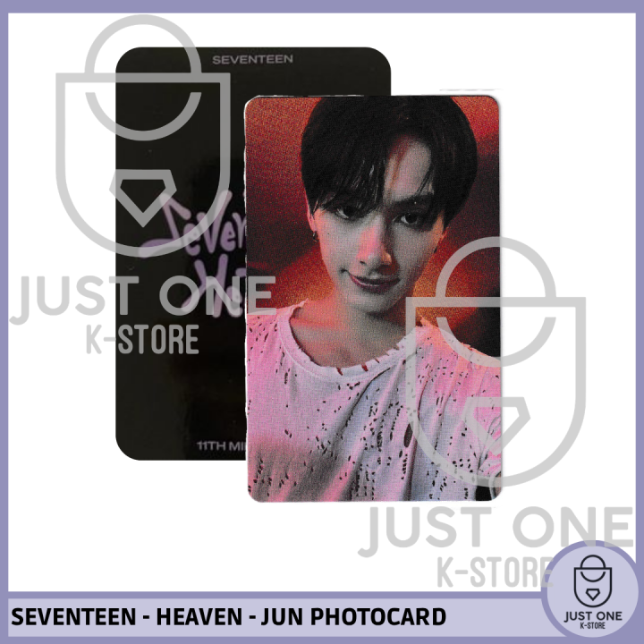 SEVENTEEN - HEAVEN 10:23 PM - JUN PHOTOCARD