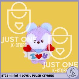 BT21 minini - I LOVE U PLUSH KEYRING - MANG