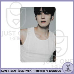 SEVENTEEN BEST ALBUM '17 IS RIGHT HERE' - (DEAR Ver.) - Photocard WONWOO 9