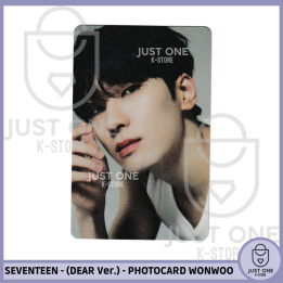 SEVENTEEN BEST ALBUM '17 IS RIGHT HERE' - (DEAR Ver.) - Photocard WONWOO 13