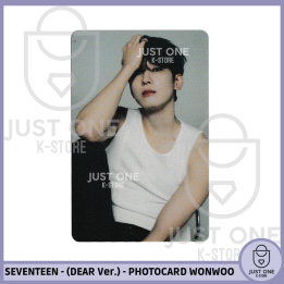 SEVENTEEN BEST ALBUM '17 IS RIGHT HERE' - (DEAR Ver.) - Photocard WONWOO 15