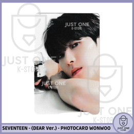 SEVENTEEN BEST ALBUM '17 IS RIGHT HERE' - (DEAR Ver.) - Photocard WONWOO 17