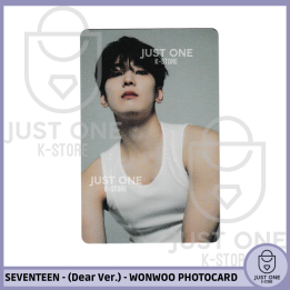 SEVENTEEN BEST ALBUM '17 IS RIGHT HERE' - (DEAR Ver.) - Photocard WONWOO 22