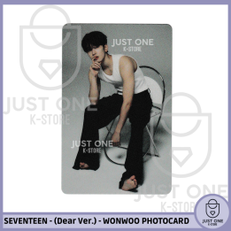 SEVENTEEN BEST ALBUM '17 IS RIGHT HERE' - (DEAR Ver.) - Photocard WONWOO 23