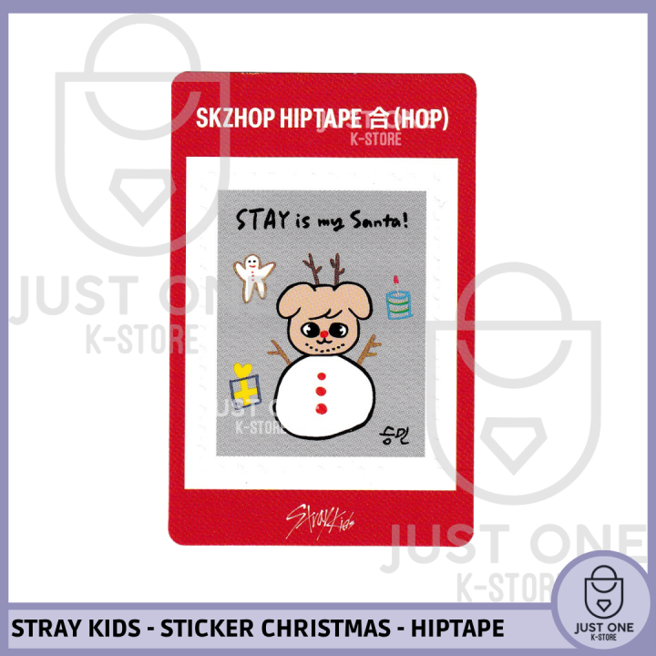 STRAY KIDS -  合 HOP - HIPTAPE Ver. - SEUNGMIN STICKER CHRISTMAS