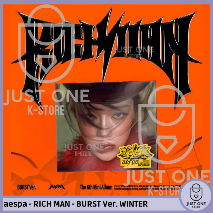 aespa - The 6th Mini Album Rich Man - BURST Ver. WINTER