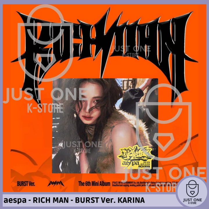 aespa - The 6th Mini Album Rich Man - BURST Ver. KARINA