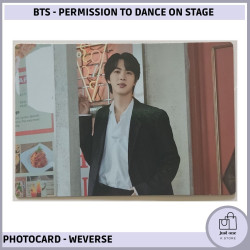 BTS - PHOTOCARD PERMISSION TO DANCE JIN