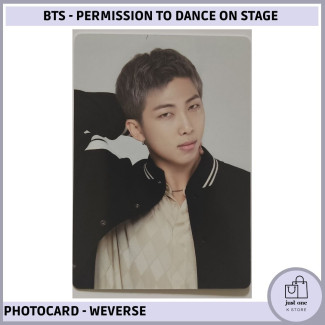 BTS - PHOTOCARD PERMISSION TO DANCE ON STAGE RM