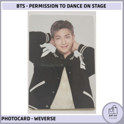 BTS - PHOTOCARD PERMISSION TO DANCE ON STAGE RM