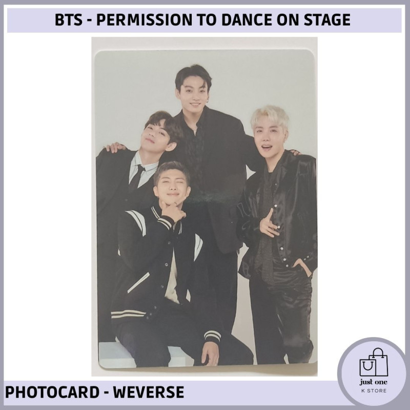 BTS - PHOTOCARD PERMISSION TO DANCE ON STAGE