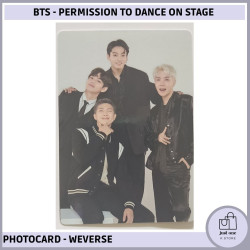 BTS - PHOTOCARD PERMISSION TO DANCE ON STAGE