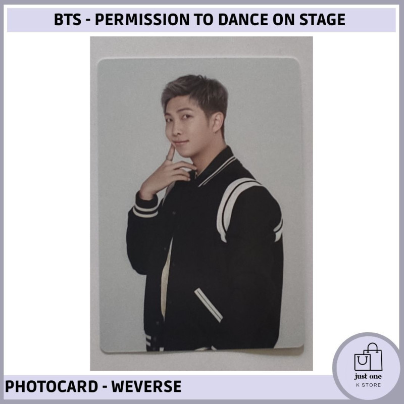 BTS - PHOTOCARD PERMISSION TO DANCE ON STAGE RM