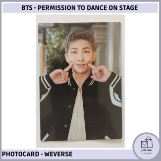 BTS - PHOTOCARD PERMISSION TO DANCE ON STAGE RM