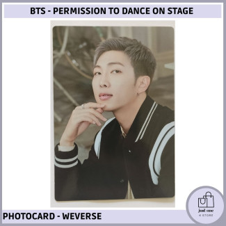 BTS - PHOTOCARD PERMISSION TO DANCE ON STAGE RM