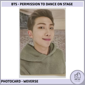 BTS - PHOTOCARD PERMISSION TO DANCE ON STAGE RM