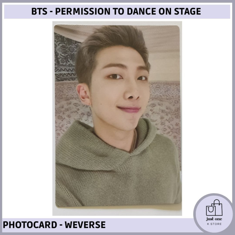 BTS - PHOTOCARD PERMISSION TO DANCE ON STAGE RM