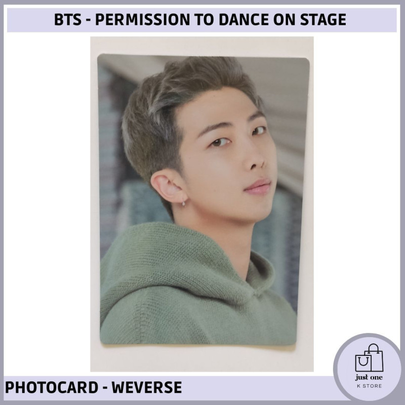 BTS - PHOTOCARD PERMISSION TO DANCE ON STAGE RM