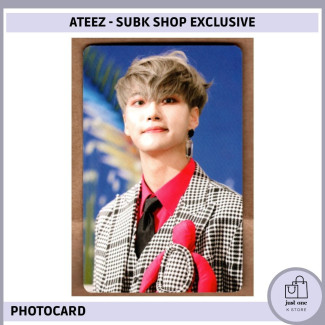 ATEEZ - SUBK SHOP EXCLUSIVE: OFFICIAL MD - 08. BEHIND CUT PHOTOCARD [SEONGHWA - C ]