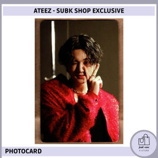 ATEEZ - SUBK SHOP EXCLUSIVE: OFFICIAL MD - 08. BEHIND CUT PHOTOCARD [WOOYOUNG - A]