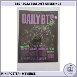 BTS 2022 - SEASON'S GREETINGS MINI POSTER