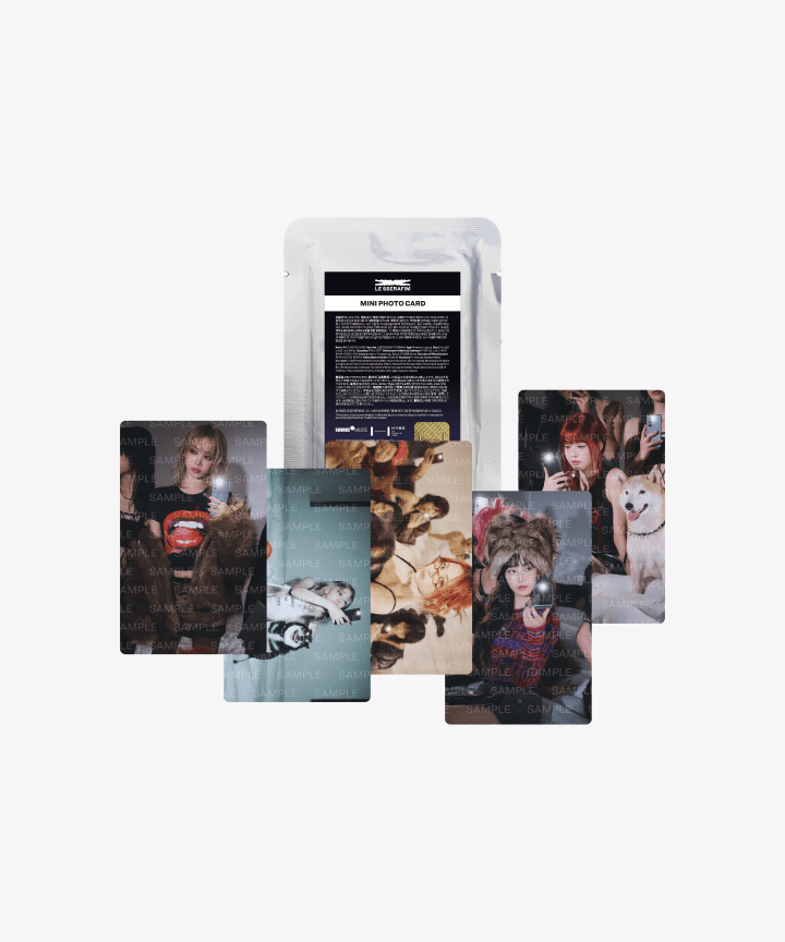 LE SSERAFIM MINI PHOTOCARDS